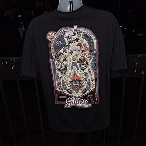 SULLEN ART CO. Pin Ball Tattoo T Shirt Size XL